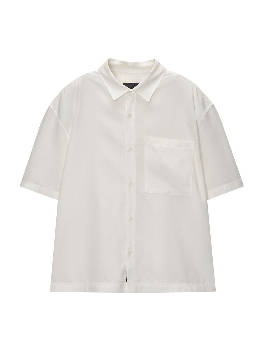 

Повседневная рубашка Pull&Bear Comfort fit Button Up Shirt, белый
