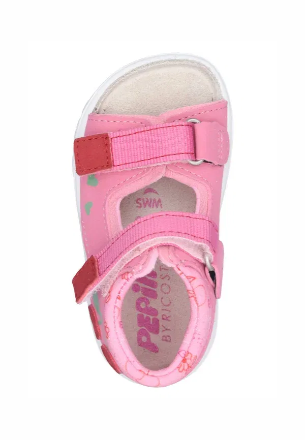 Детские пинетки Kittie baby shoes Pepino, цвет мальва — фото 3