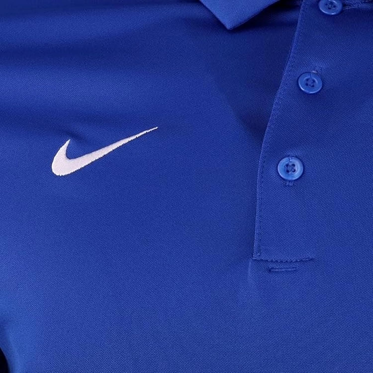 Мужская рубашка-поло Nike Dri-FIT с коротким рукавом, Royal — фото 3