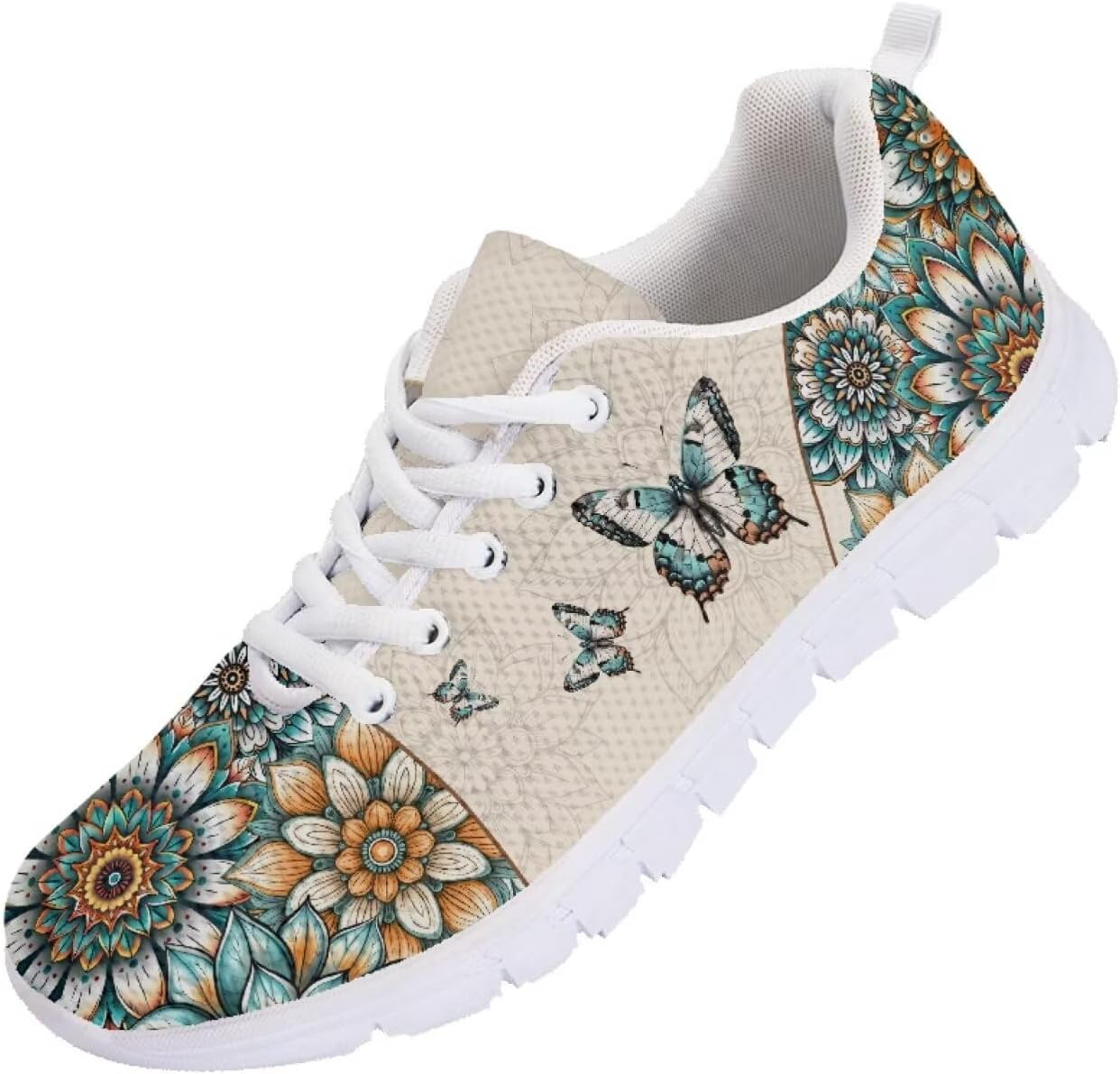 

Мужские кроссовки Funnydude Funny Print для ходьбы, удобные, дышащие, с сеткой, повседневные, Butterfly a