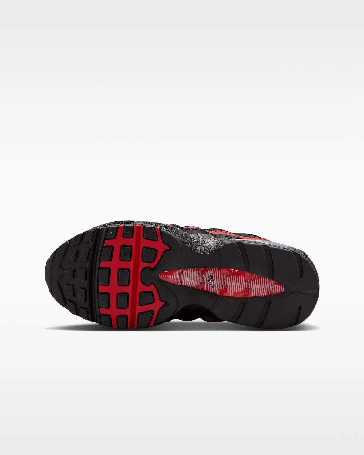 Кроссовки Nike Air Max 95 Big Bubble для детей, Black/Team Crimson/Wolf Grey/Black — фото 2