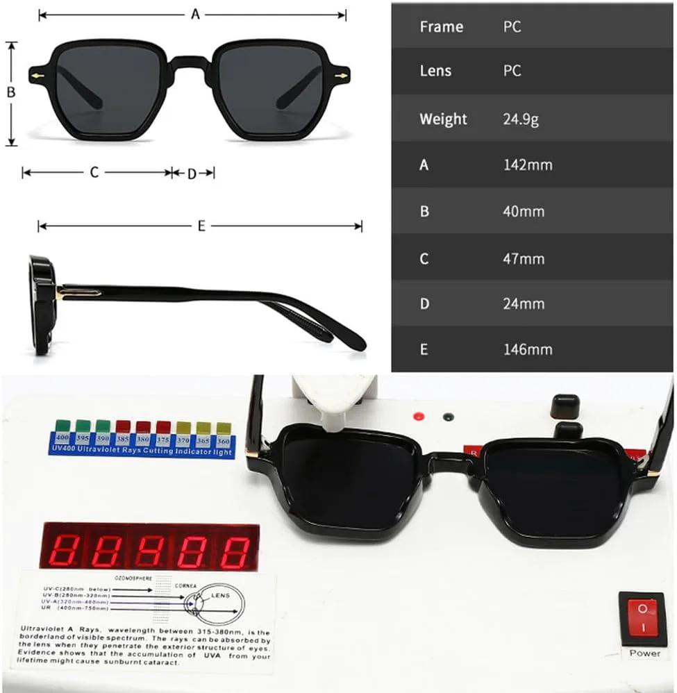 

Ретро женские солнцезащитные очки с заклепками, панк-стиль, мужские темно-зеленые солнцезащитные очки с защитой от УФ-излучения UV400 TKKTLLT, Olive Green Green