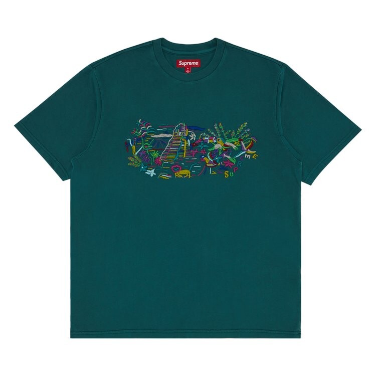 

Майка Supreme Machu Picchu Short-Sleeve Top, цвет Teal