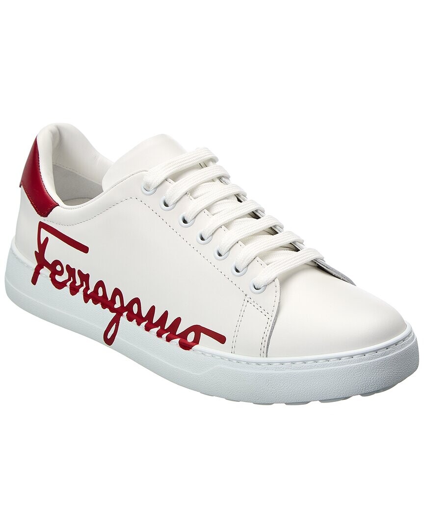 

Кожаные кроссовки Ferragamo Naruto Salvatore Ferragamo, белый