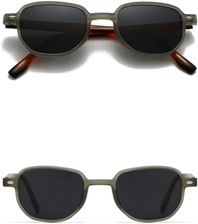 

Солнцезащитные очки UV400 с металлическими заклепками, маленькие круглые, в стиле панк, для женщин и мужчин, для бега и занятий спортом на открытом воздухе UYPTK, 05