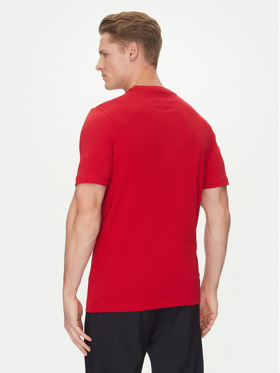 Футболка обычного кроя Chest Insert MW0MW36498 Tommy Hilfiger, красный — фото 3