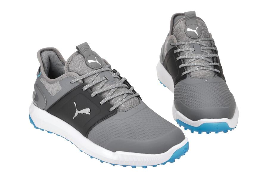 Кроссовки для гольфа Puma IGNITE ELEVATE серые мужские 376077 — фото 2