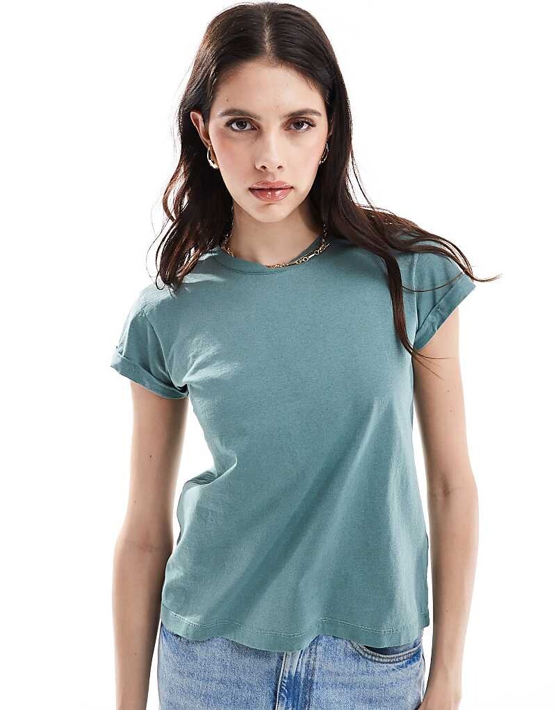 

Футболка All Saints – Anna – в цвете Blaugr cn