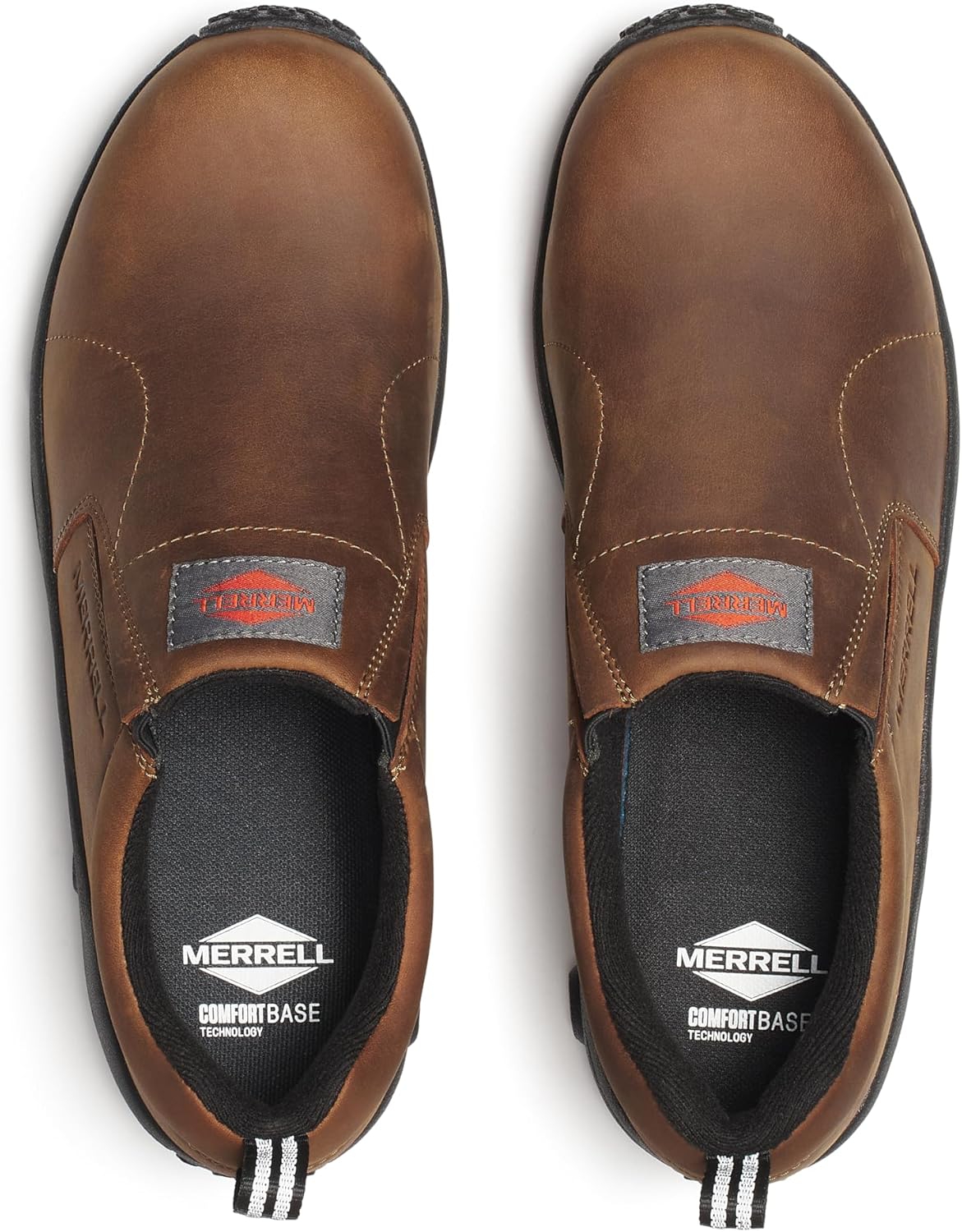 Мокасины для мужчин Merrell промышленного типа, коричневый — фото 4