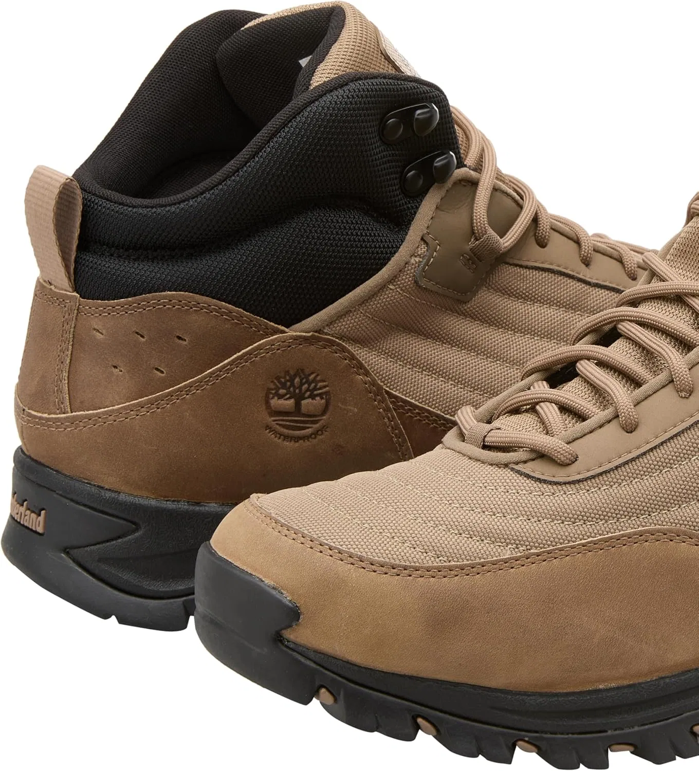Мужские противоусталостные походные ботинки Timberland Mt. Maddsen, водонепроницаемая кожа, коричневый/бежевый — фото 3