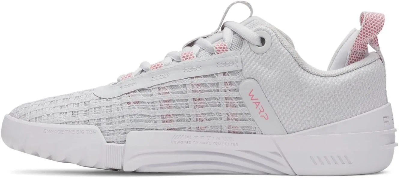 Мужские тренировочные кроссовки Under Armour TriBase Reign 6, белый/розовый/серый — фото 2