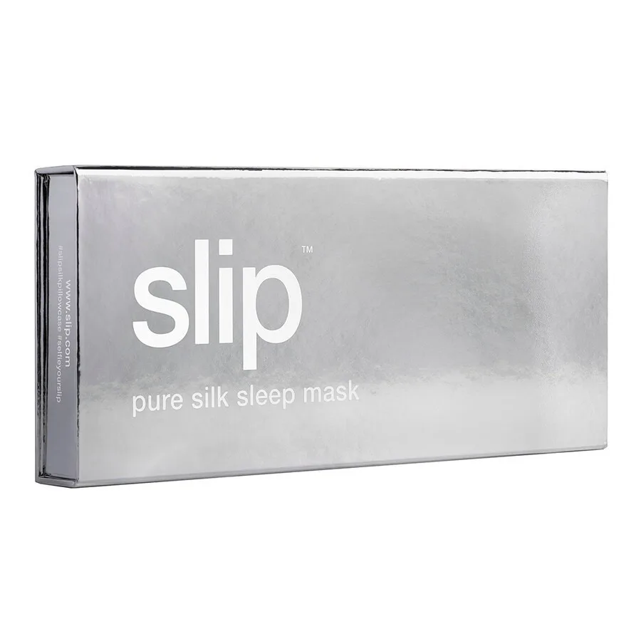 Черная маска для сна Slip, silber, 1 шт — фото 4
