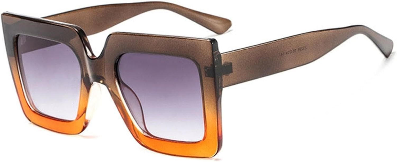 

Женские солнцезащитные очки в винтажном стиле, увеличенного размера, роскошные, с градиентным переходом, классические, с защитой от УФ-излучения UV400 VFDHN, Gray Tea Gray