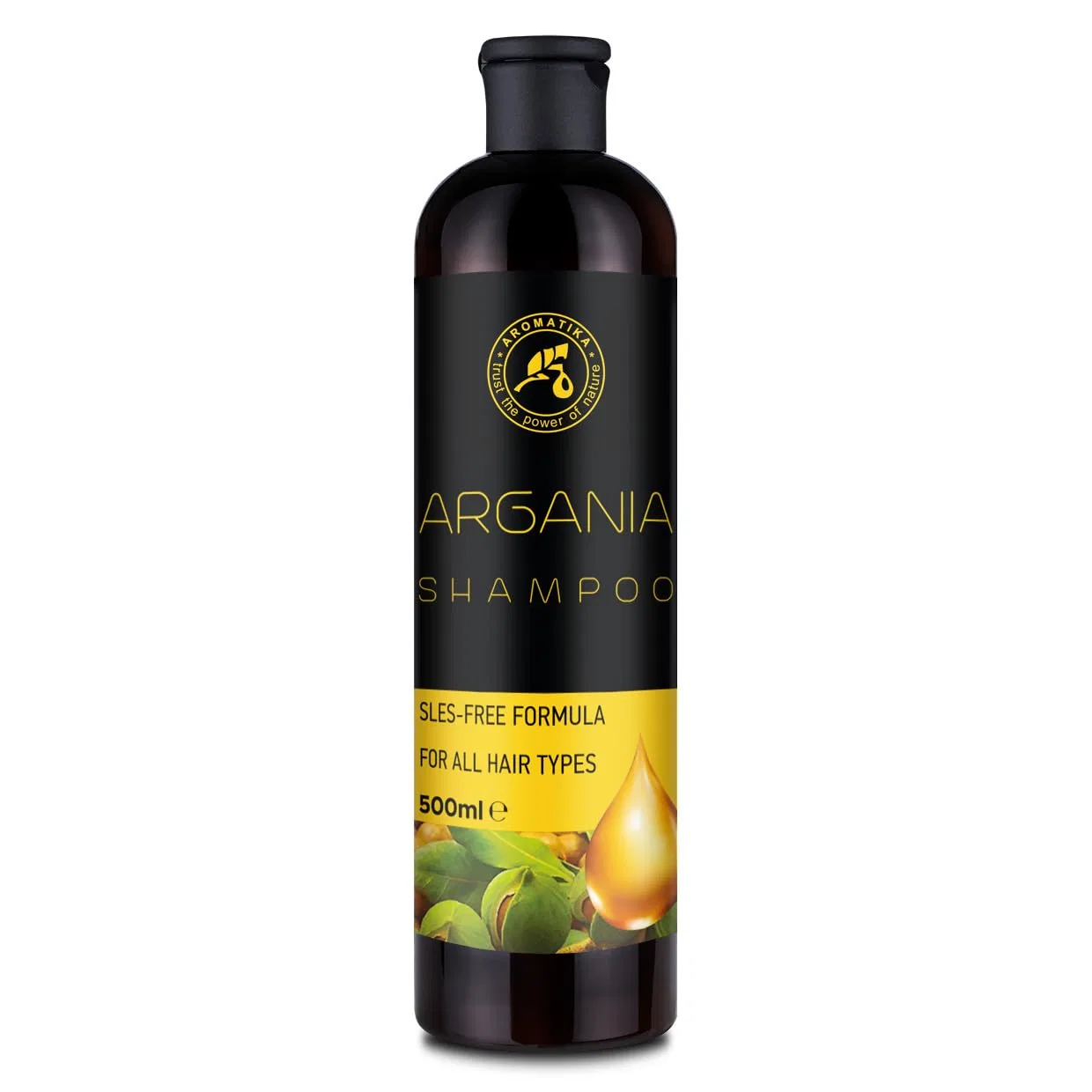 Шампунь с аргановым маслом для всех типов волос Aromatika Trust The Power Of Nature