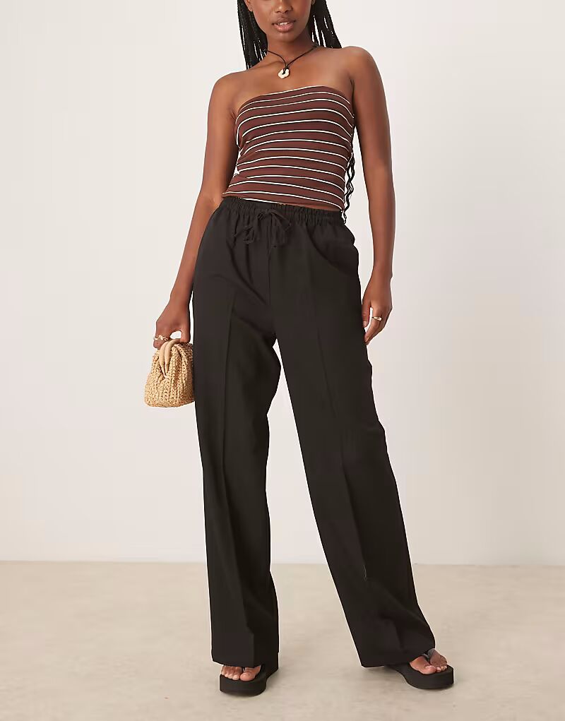 

ASOS DESIGN строгие брюки черного цвета