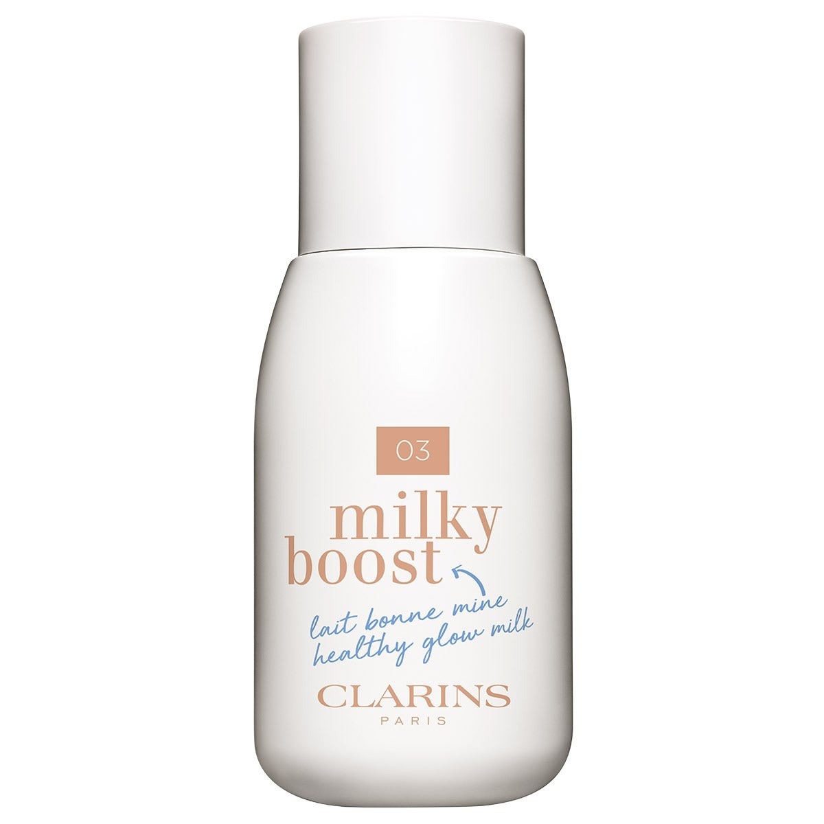 

Тональный крем для лица milky boost Clarins, nr. 3 - milky cashew, объем 50 мл
