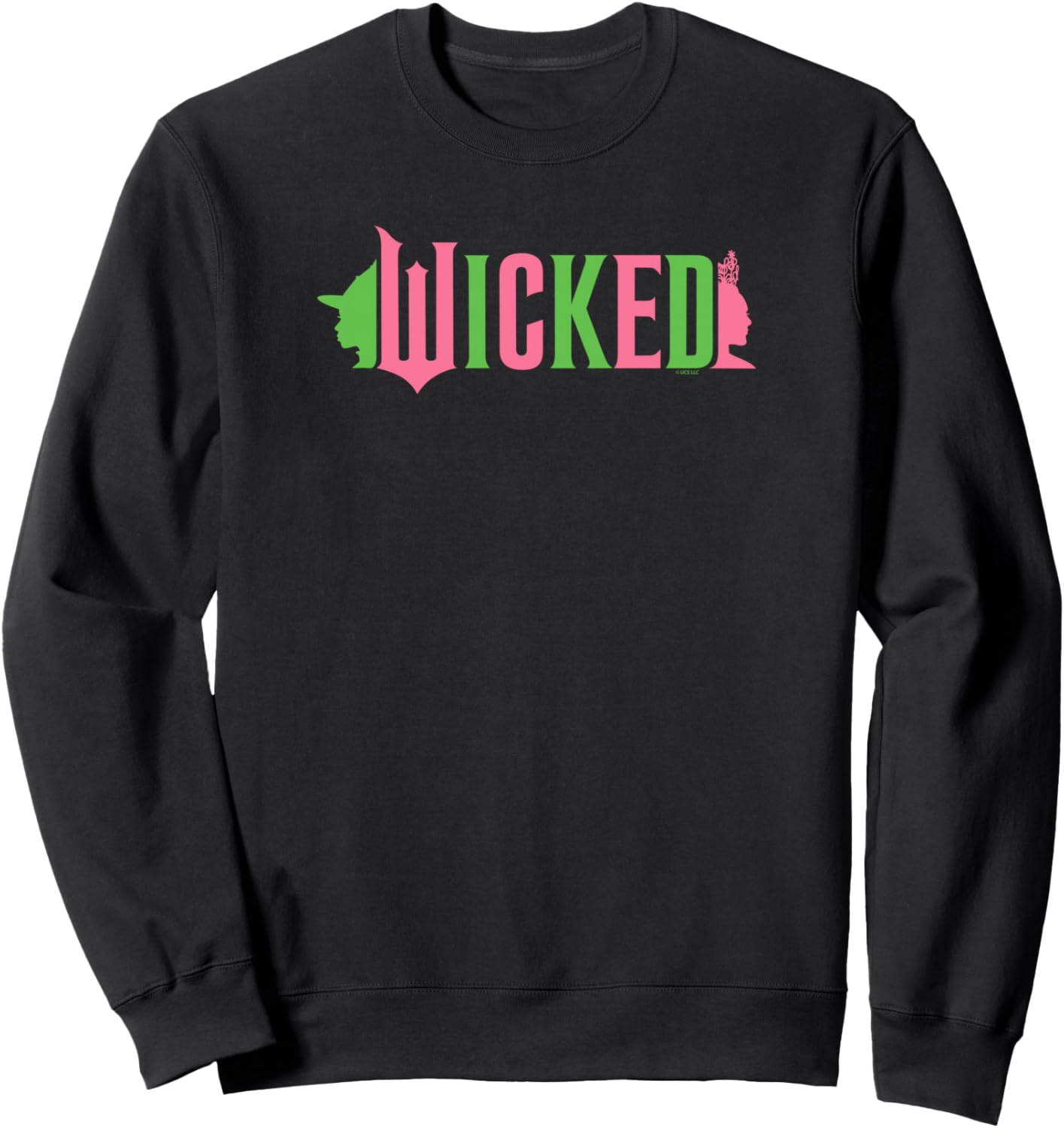 

Толстовка Wicked розово-зеленого цвета, черная, размер S, Черный, Толстовка Wicked розово-зеленого цвета, черная, размер S