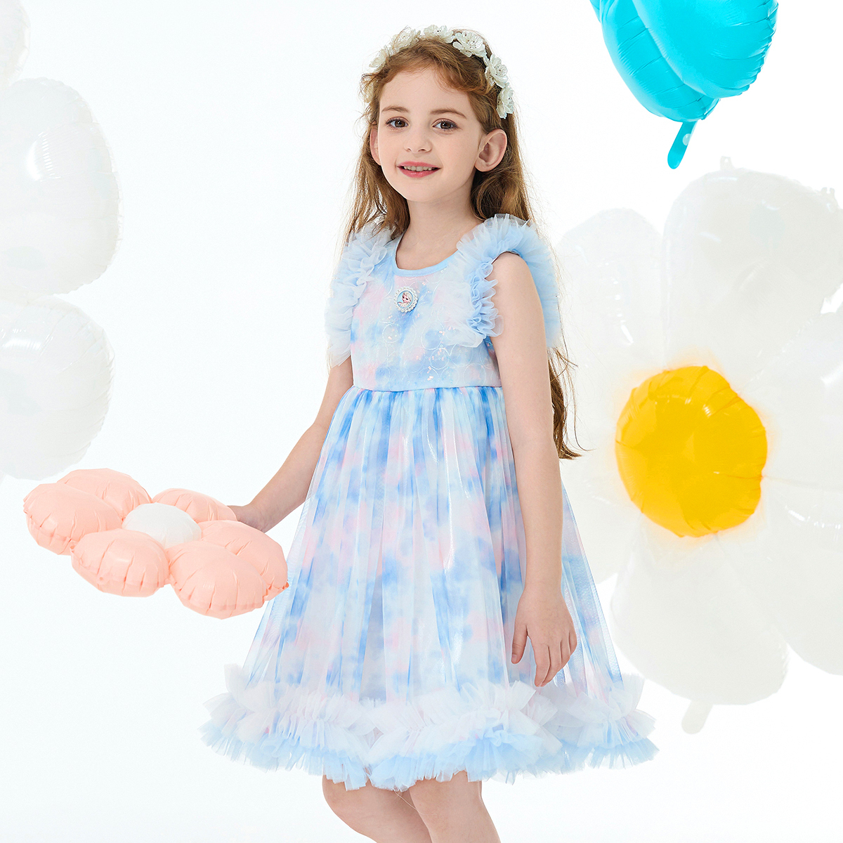 Детское платье Dazzling Color для детей от 3 до 7 лет Disney, Dazzling Color — фото 3