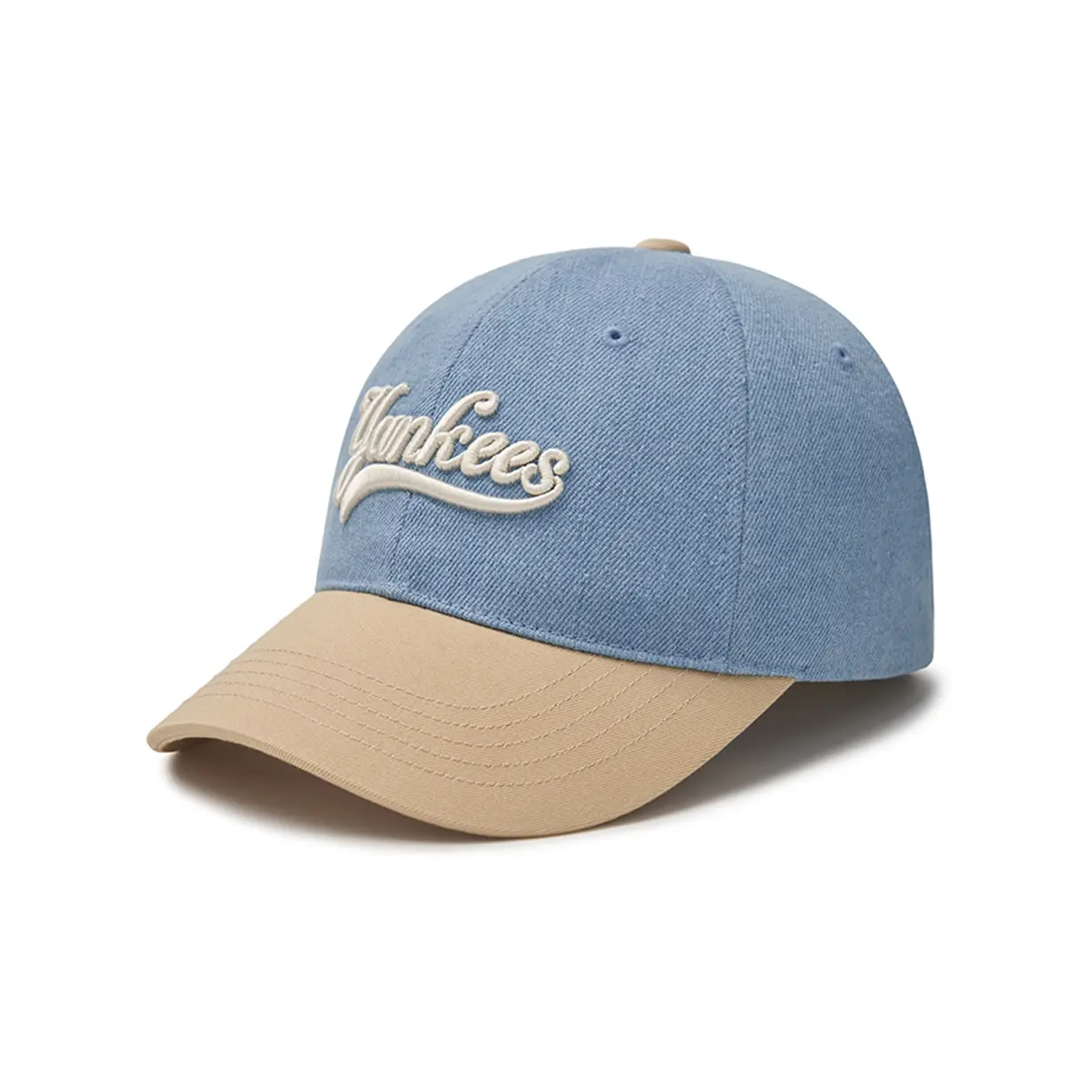 

MLB Хлопковая бейсболка унисекс светло-синяя индиго, Light Blue