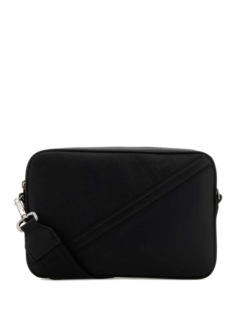 

Сумка через плечо с ремнем и верхней ручкой Fendi, черный