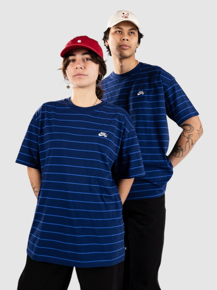 

Футболка Nike SB M90 Stripe T-Shirt, blue void, Синий, Футболка Nike SB M90 Stripe T-Shirt, blue void