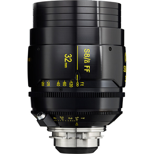 

Полный кадр Cooke S8/i Plus 32 мм T1.4 с фиксированным фокусным расстоянием (ARRI PL, футы/метры)
