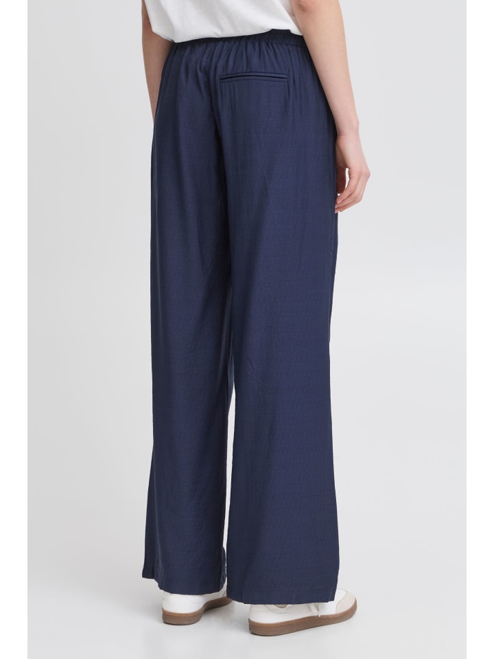 

Fransa Повседневные брюки FRARIANA свободного кроя темно-синего цвета