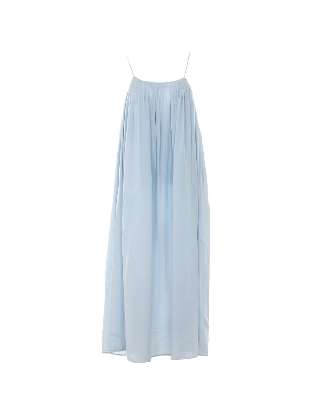 

Платье на бретелях-спагетти с вышивкой Eleh, синий