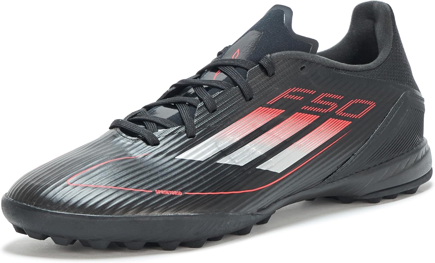 

Футбольные бутсы adidas для взрослых унисекс F50 League Turf, черный/красный/ярко-красный
