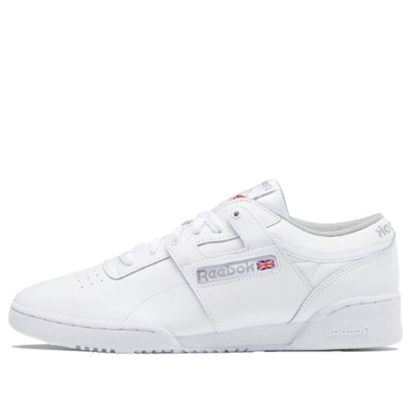 

Кроссовки workout low 'white grey' Reebok, белый