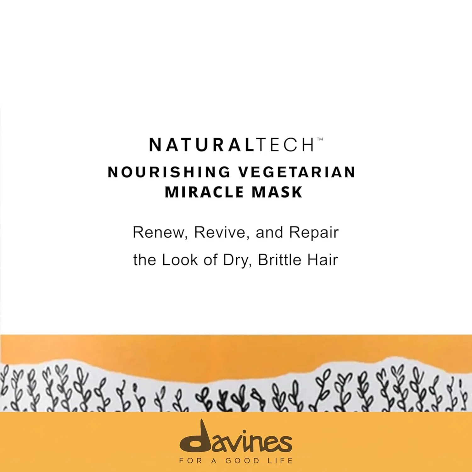 Питательная вегетарианская маска Davines Nourishing Vegetarian Miracle Mask 250 мл Davines — фото 2