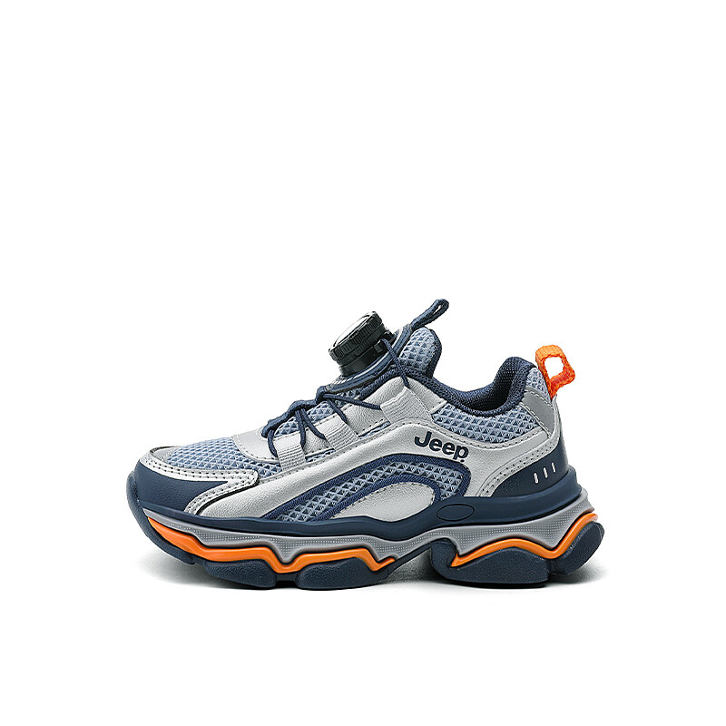 

Детские кеды Kids Low-top Серые Jeep, голубой