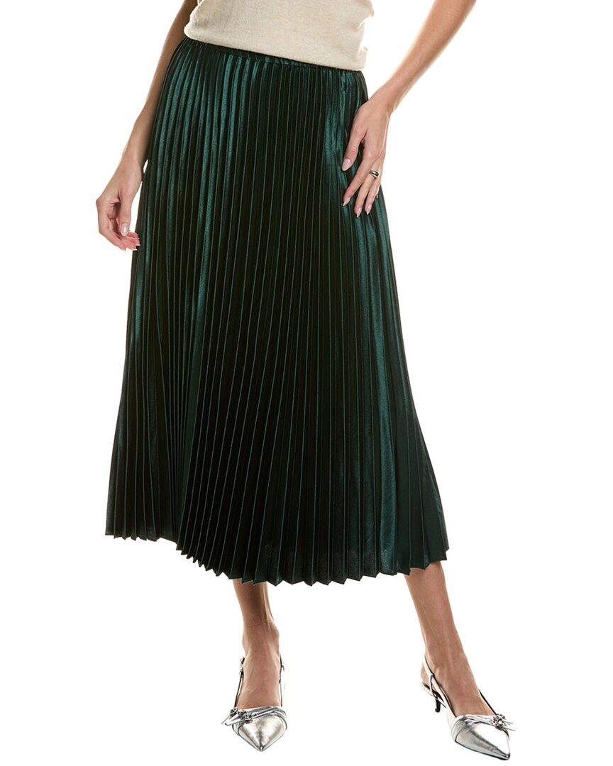 

Плиссированная юбка Anne Klein, зеленый