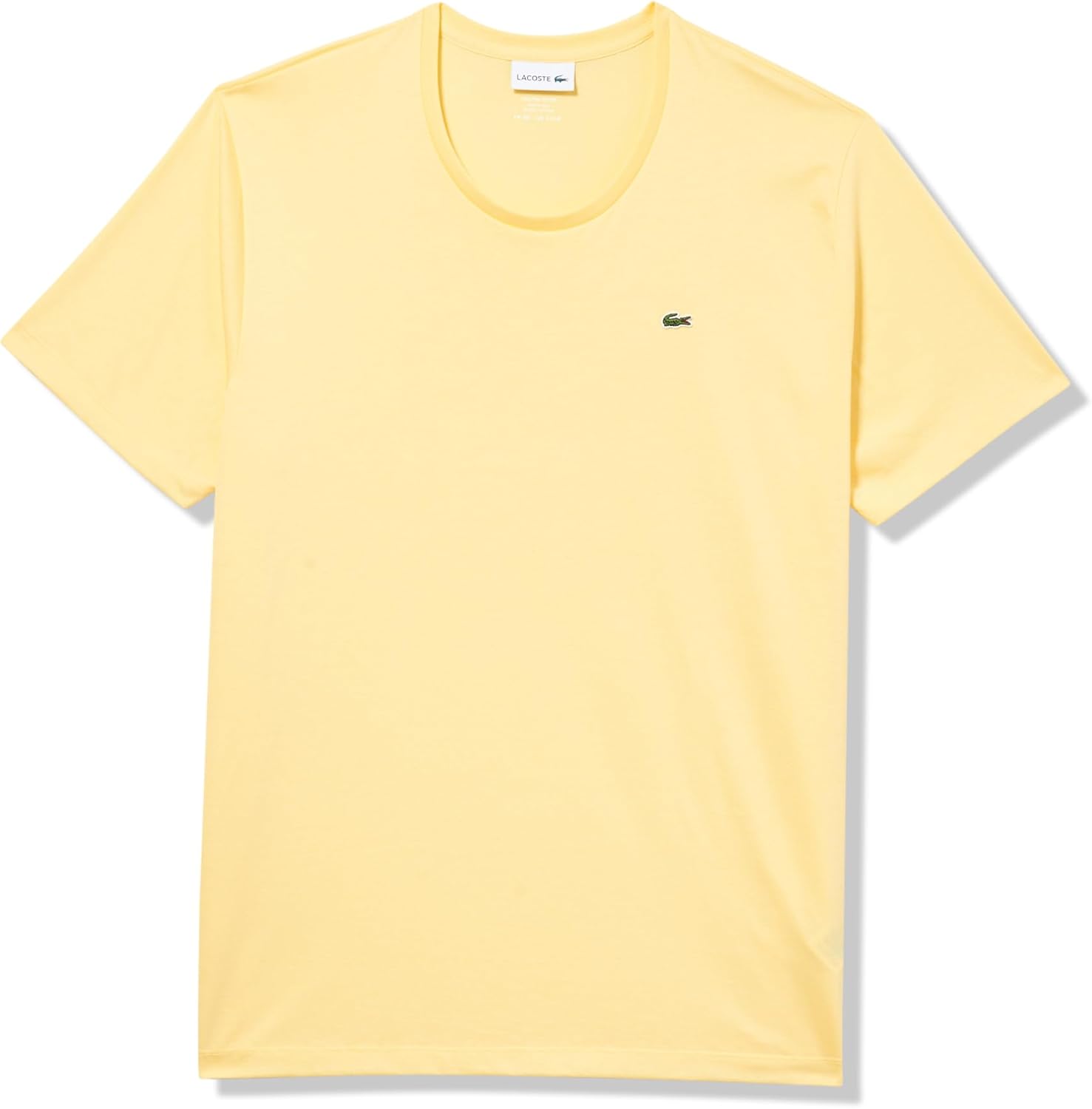 

Мужская классическая футболка Lacoste с круглым вырезом, коротким рукавом и свободным кроем, большого размера., Yellow, Желтый, Мужская классическая футболка Lacoste с круглым вырезом, коротким рукавом и свободным кроем, большого размера., Yellow
