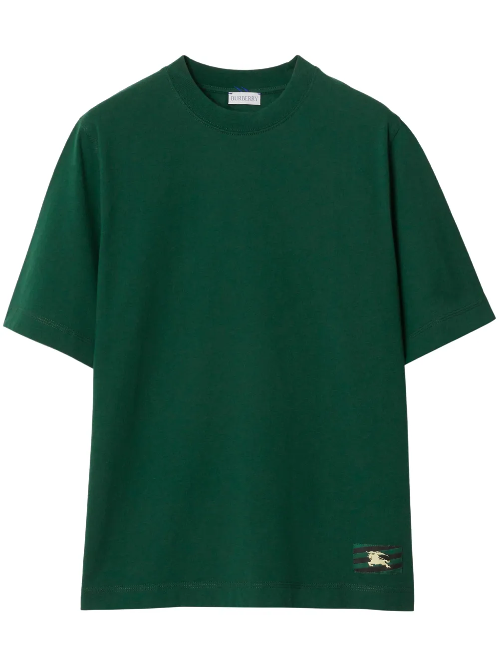 

Футболка с логотипом Equestrian Knight BURBERRY, зеленый