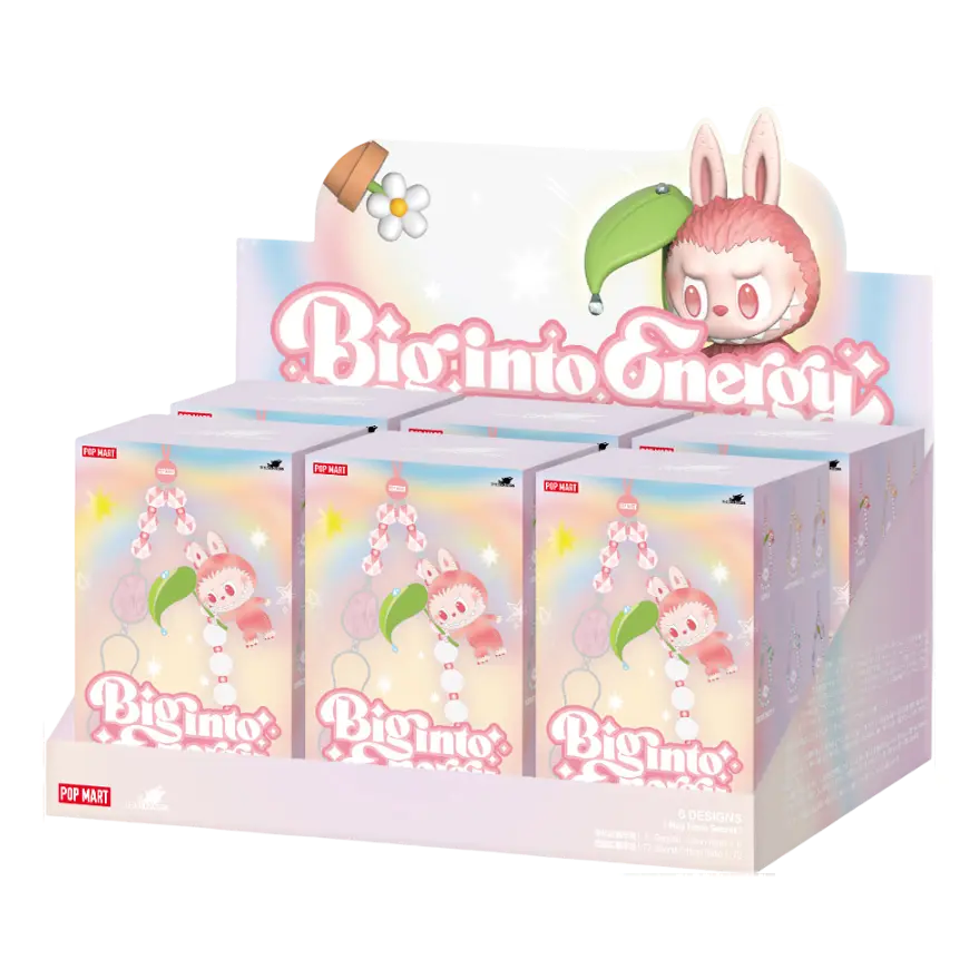 

Лабубу Pop Mart The Monsters Labubu Big into Energy Phone Charm Sealed Case (6 Blind Boxes)
