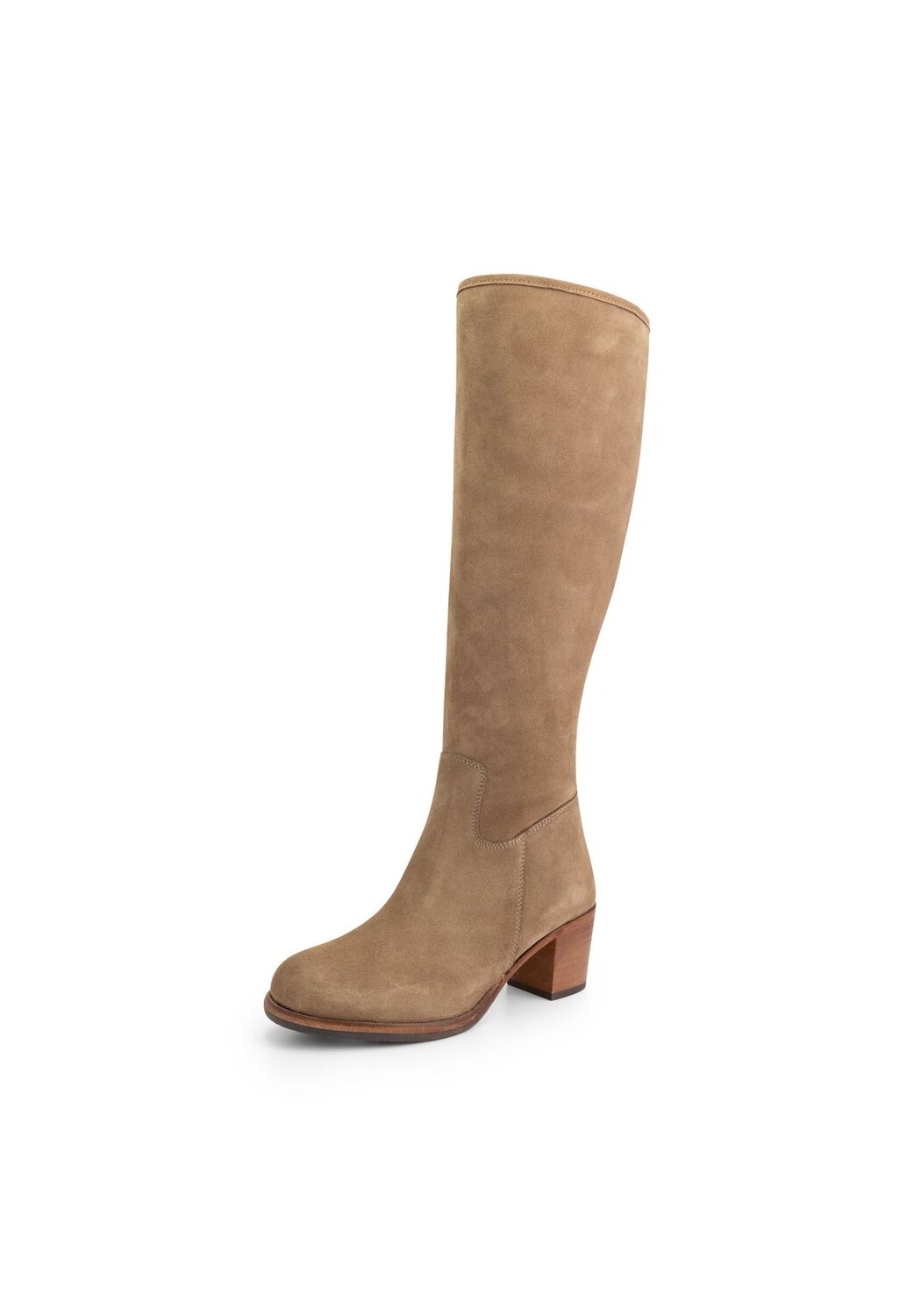 

Сапоги на каблуке Petunia Suede mysa, тауп