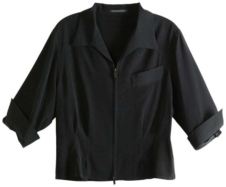 

Рубашка Y's KO с рукавом 3/4, черная