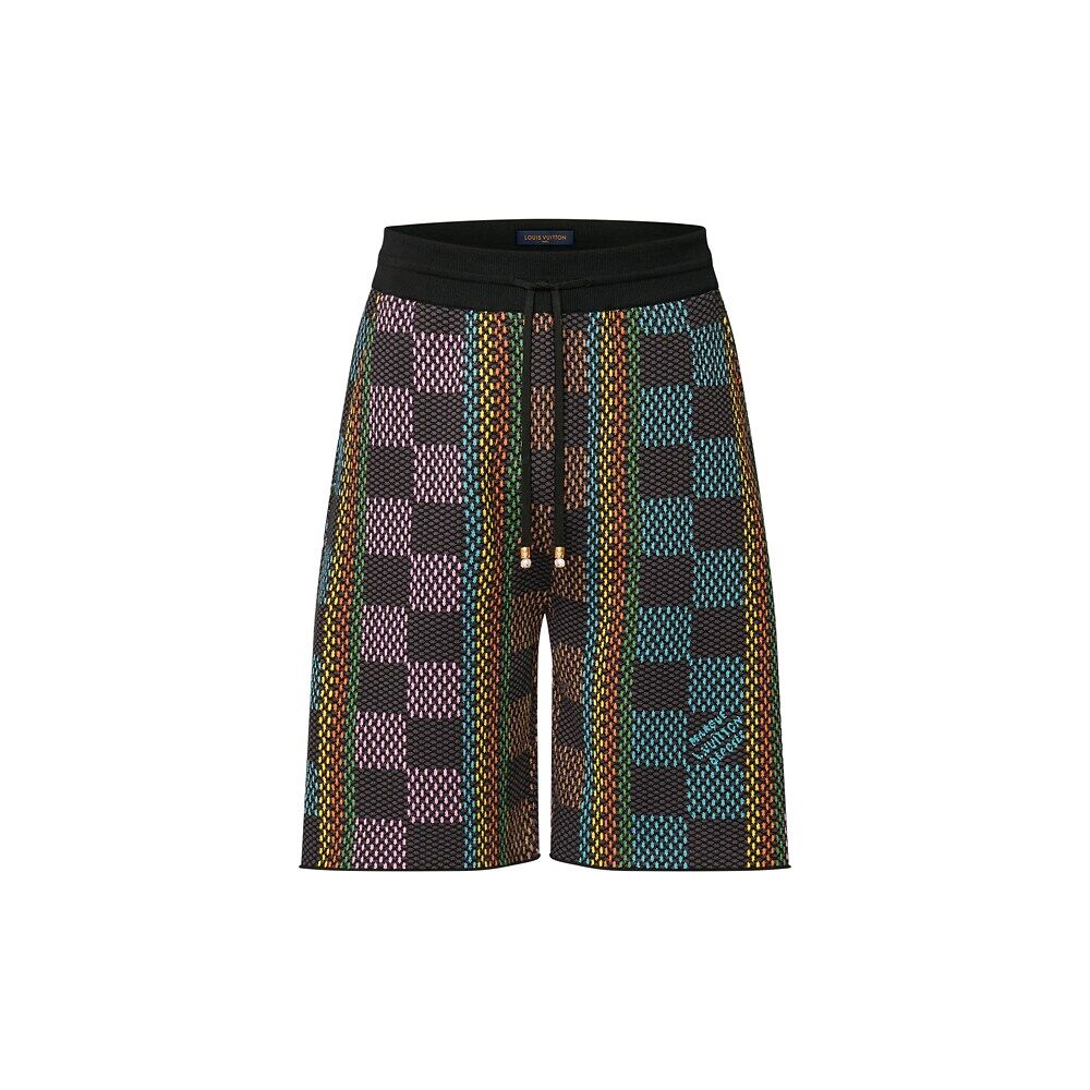 

Трикотажные шорты из хлопка Damier Louis Vuitton, мультиколор