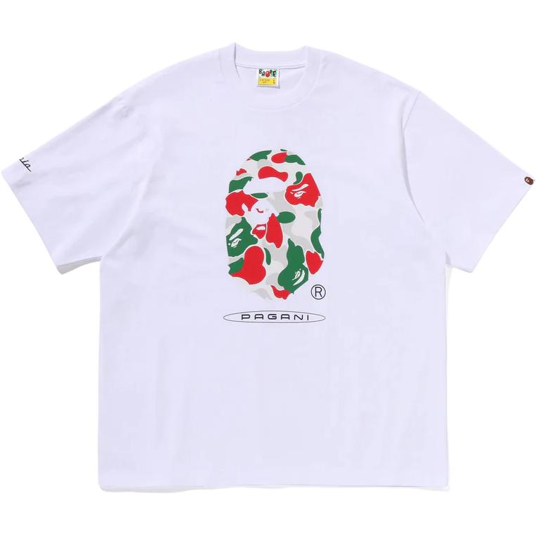 

Футболка PAGANI FW25 мужская A BATHING APE, белый