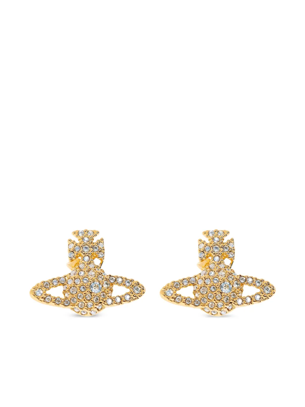 

Серьги с декором orb Vivienne Westwood, золотой