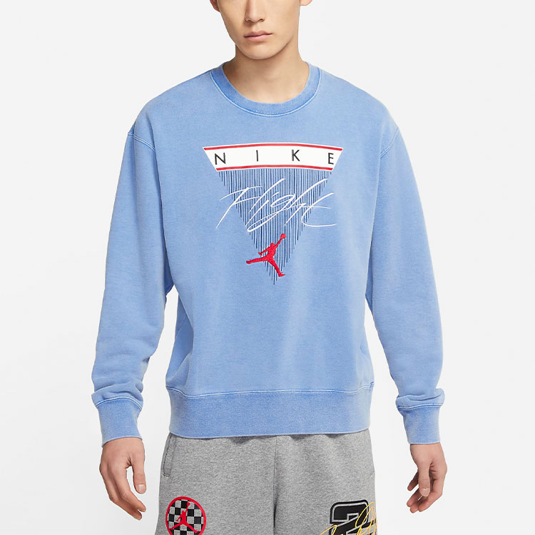 Свитшот Flight мужской Signal Blue Jordan — фото 4