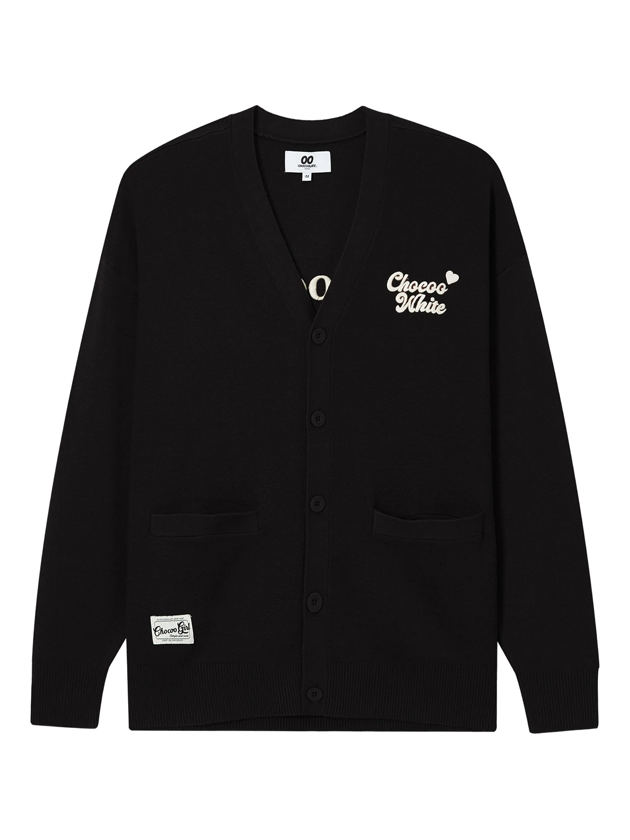 

Кардиган с вышивкой Chocoolate, черный