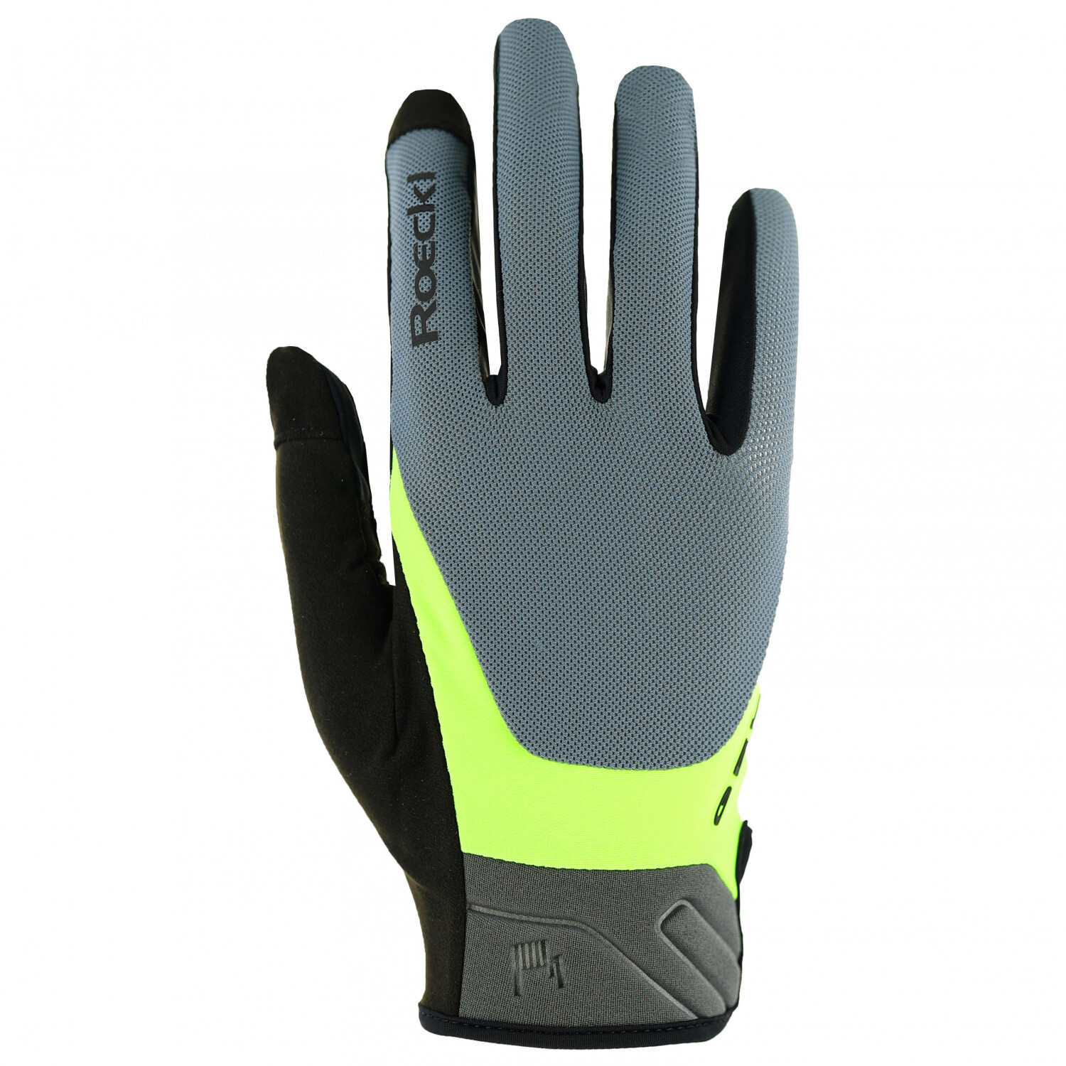 

Перчатки Roeckl Sports Mori 2, цвет Hurricane Grey/Fluo Yellow