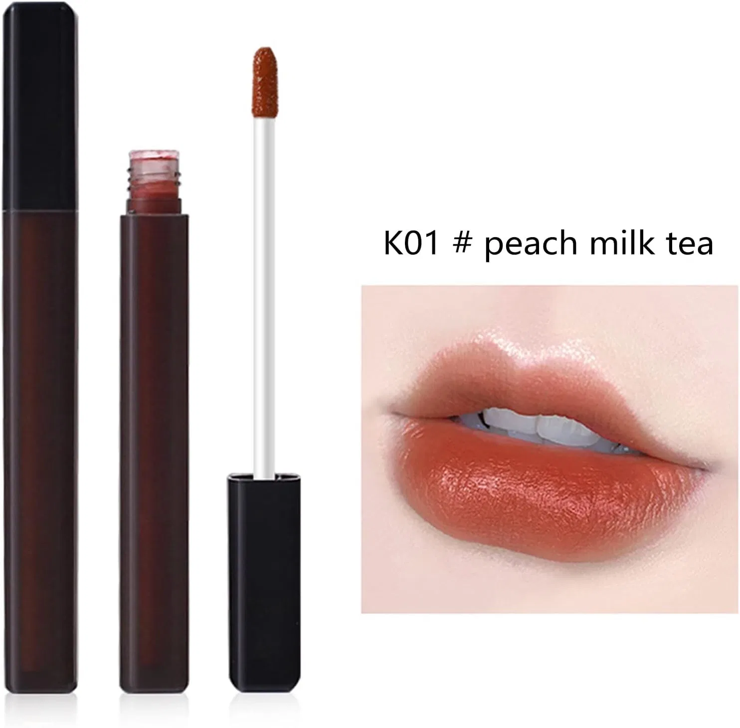 Блеск для губ Glossy Lipstick Generic Pink Beige — фото 3