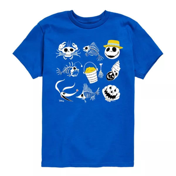 

Футболка с принтом «Кошмар перед Рождеством» для мальчиков 8-20 лет Disney, синий
