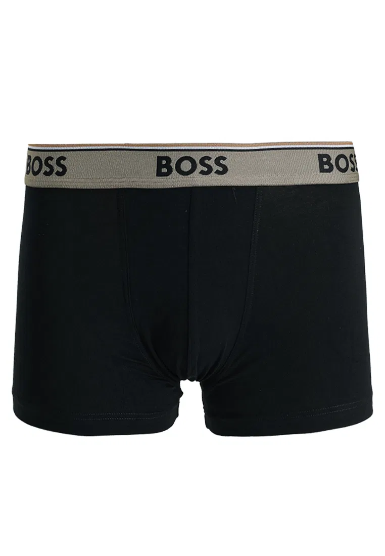 Трусы, 3 шт., логотип на поясе, BOSS Bodywear, черный/мультиколор — фото 2