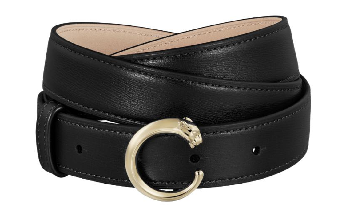 

Cartier Кожаный ремень из коровьей кожи унисекс черный ширина 25CM