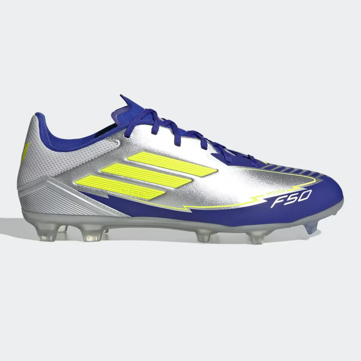 

Футбольные бутсы унисекс F50 Лига Месси Adidas, серебряный
