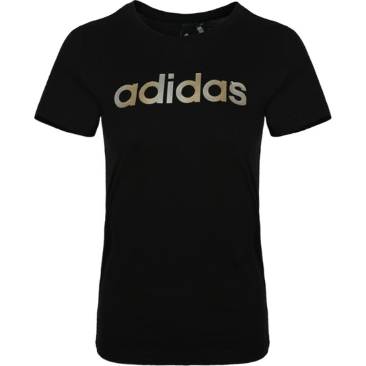 Футболка Adidas женская черная — фото 2